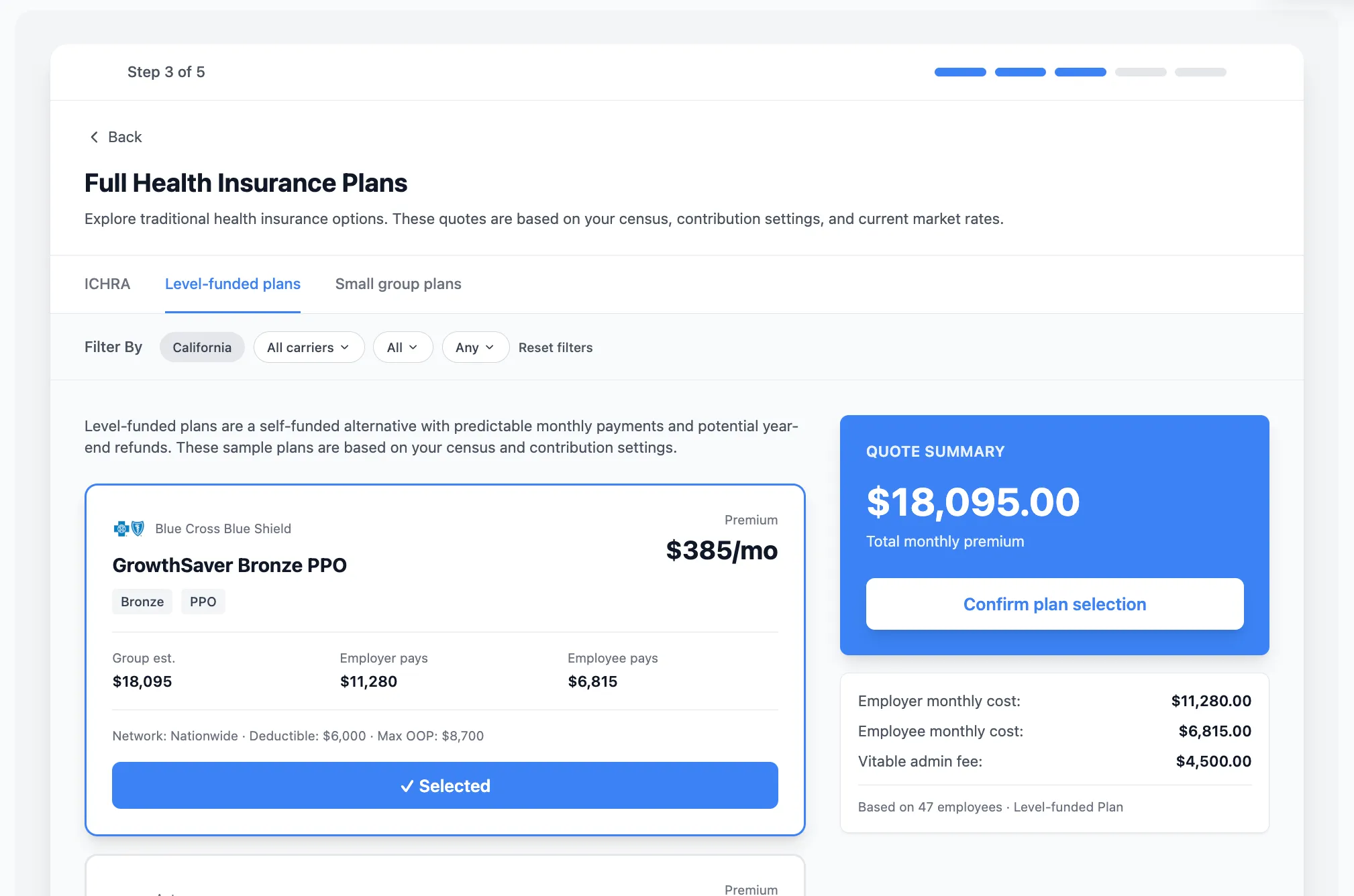 Employer Signup Step 3